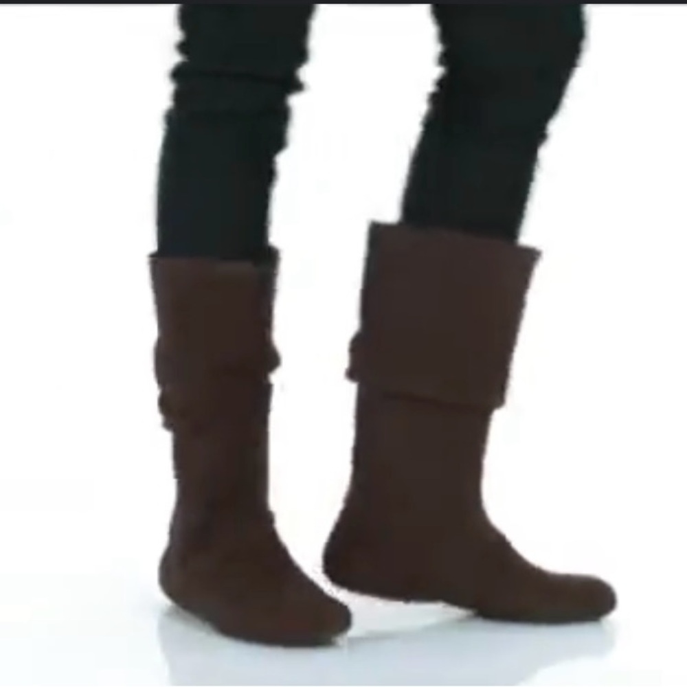 Patagonia Maha Slouch Suede Espresso Pull On Boots size 7